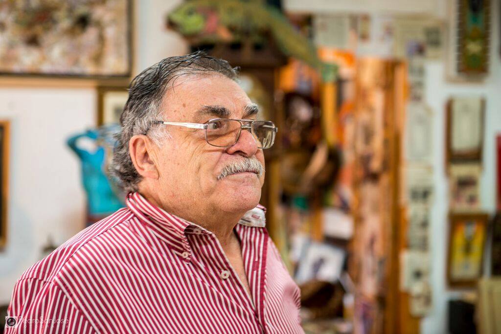 Daniel Cabrejas en su estudio